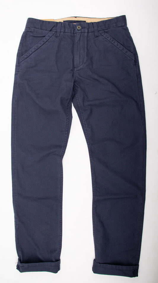 10 Oz Slim Fit Worker's Chino - Navy - DUNE + SALT