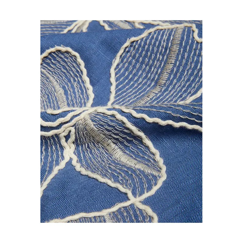 Applique Hawaiian SS Camp - Blue - DUNE + SALT