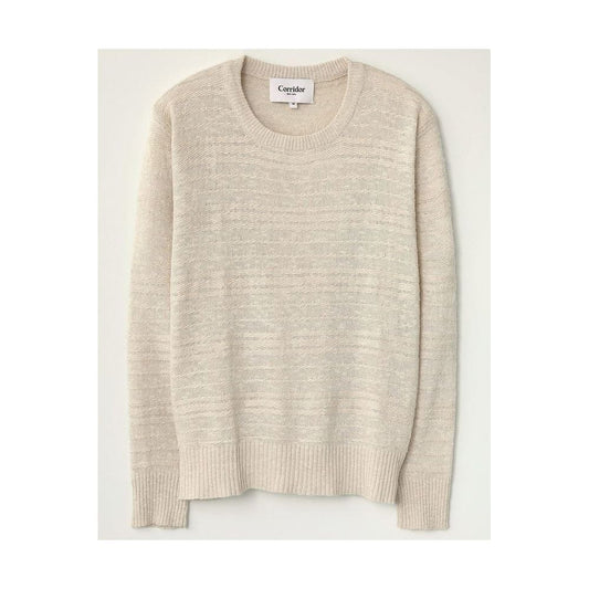 Linen Silk Crewneck - Natural - DUNE + SALT