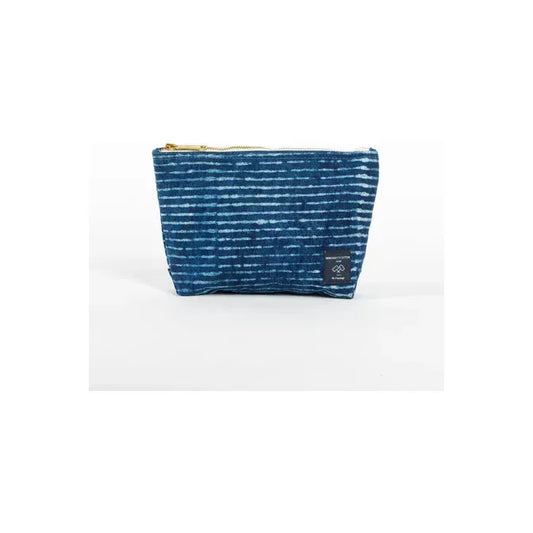 Sardine Pouch - Indigo Stripe - DUNE + SALT