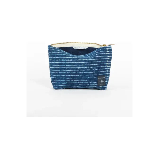 Sardine Pouch - Indigo Stripe - DUNE + SALT