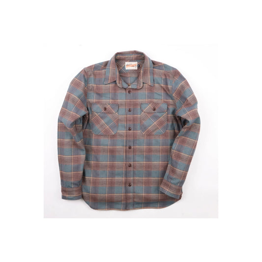 Jepson Plaid Shirt - Dusty Blue - DUNE + SALT