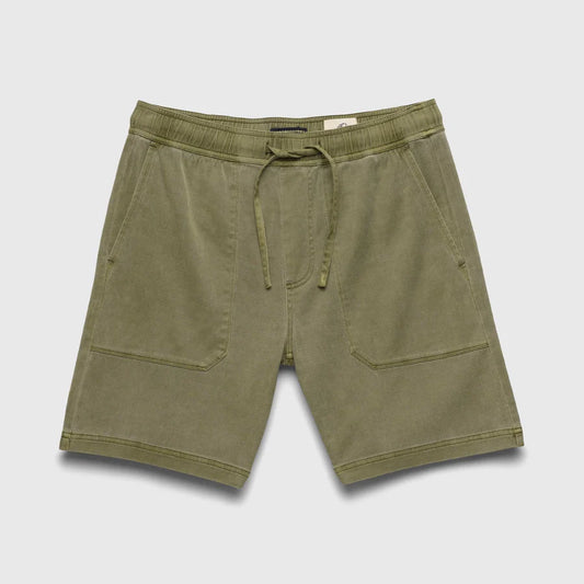 Tyler Washed Utility Short - Lichen Green - DUNE + SALT