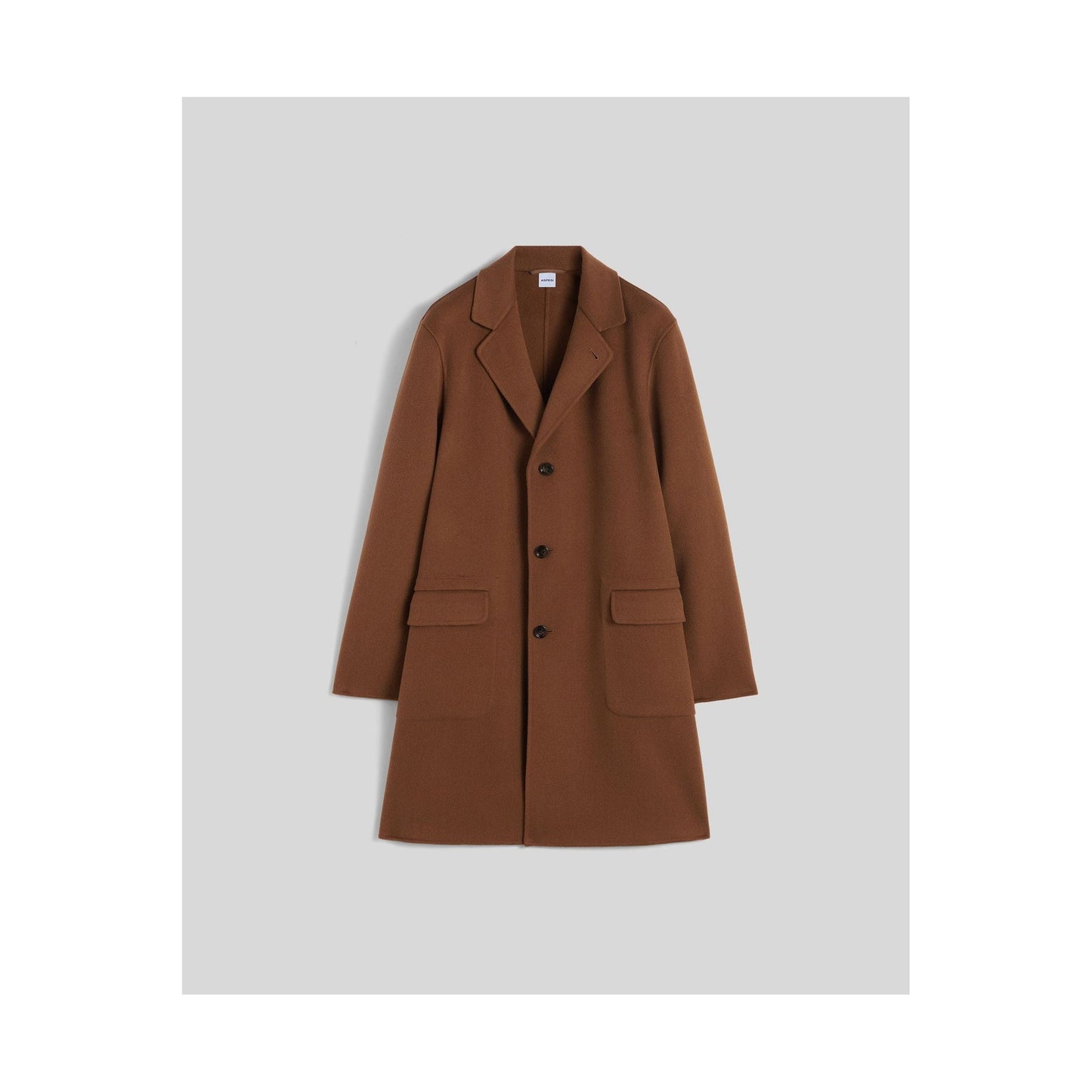 Double Faced Wool Car Coat - Camel - DUNE + SALT