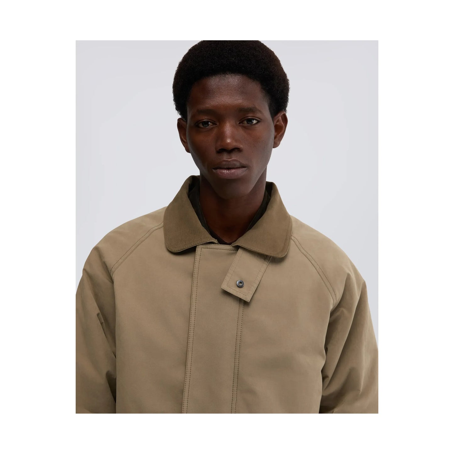 Schaefer Canvas Car-Coat - Dove Grey - DUNE + SALT