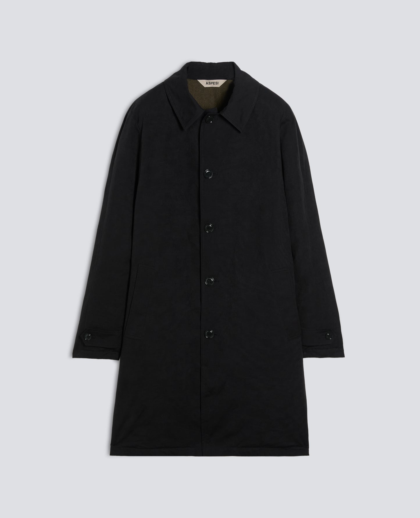 Pascal Wool & Cashmere Coat - Black Navy