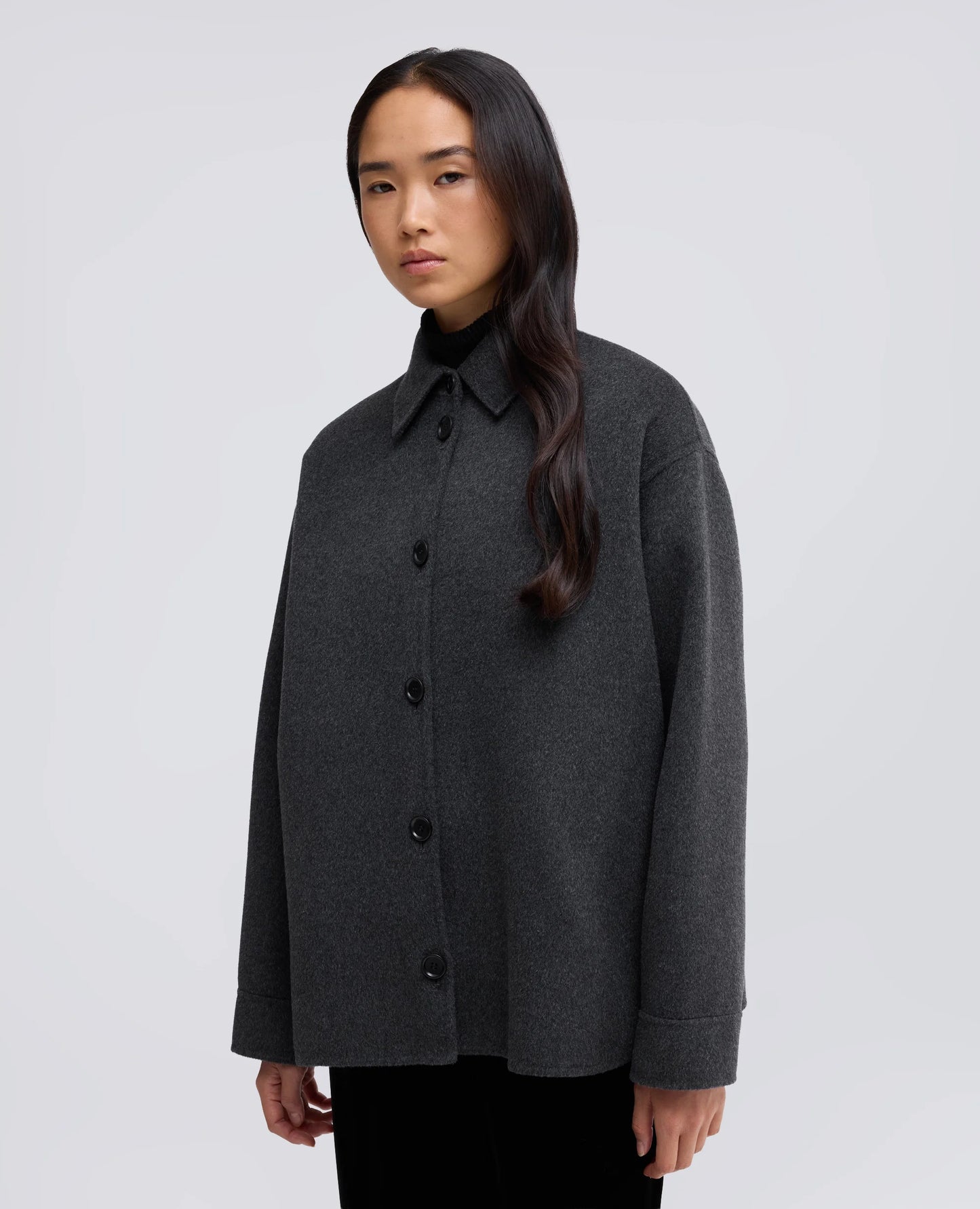 Double Wool Jacket - Blue