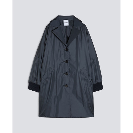 Aspesi Kimono Coat - Navy Dark Slate Gray