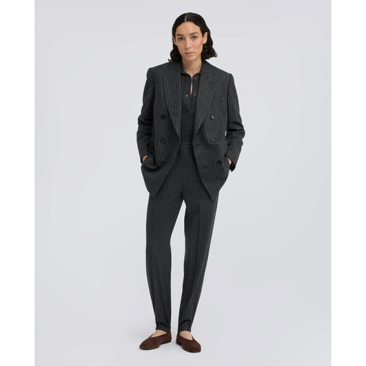 Aspesi Wool/Cashmere Knit Jacket - Charcoal Dark Slate Gray
