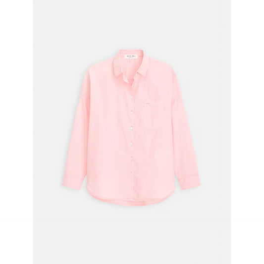 Jo Shirt in Cotton Poplin - Mary's Rose - DUNE + SALT