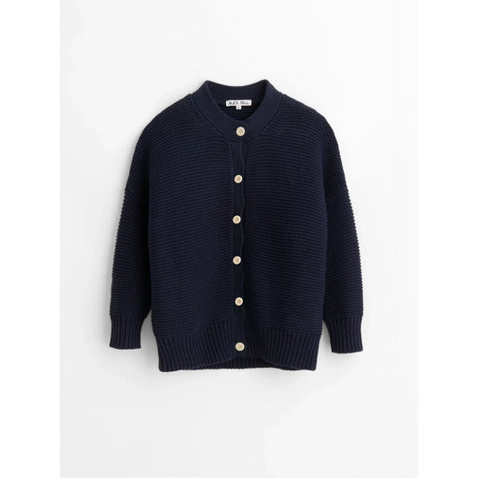 Nico Cardigan in Cotton - Navy - DUNE + SALT