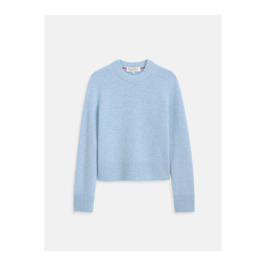Marais Cashmere Crewneck Sweater - Frost Blue - DUNE + SALT