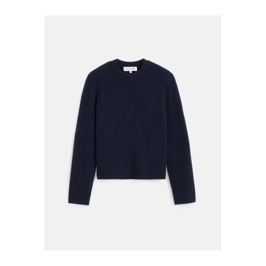 Marais Cashmere Crewneck Sweater - Navy - DUNE + SALT