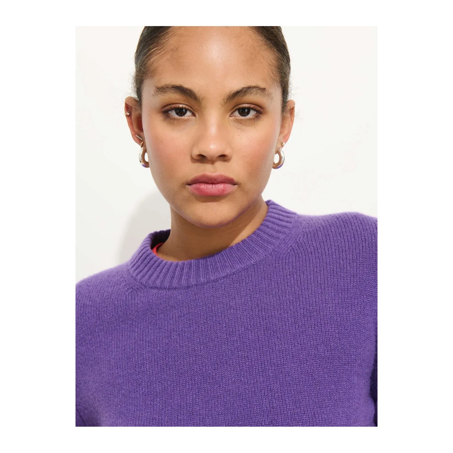 Marais Cashmere Crewneck Sweater - Periwinkle - DUNE + SALT