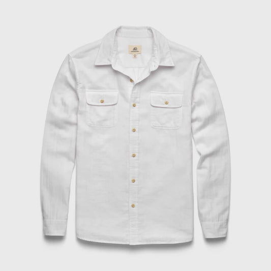 Zhu Double Gauze Shirt - White - DUNE + SALT