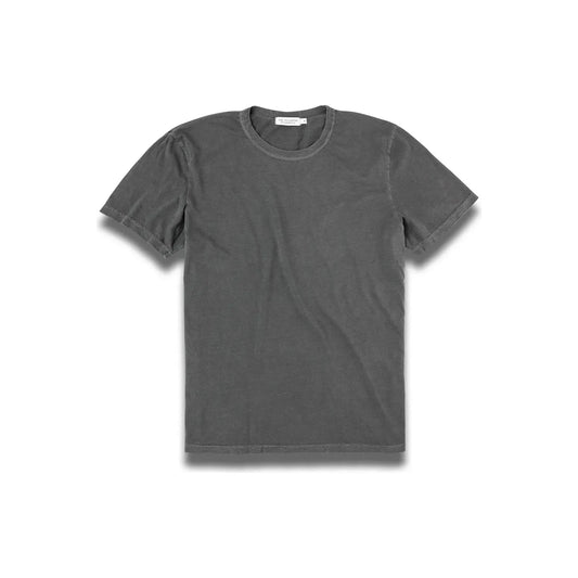 Men's Supima SS Crewneck Tee in Carbon by Ace Rivington, featuring a soft, comfortable fabric and classic crewneck design.