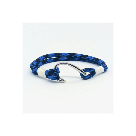 Black/Blue Nautical Fish Hook Bracelet - DUNE + SALT