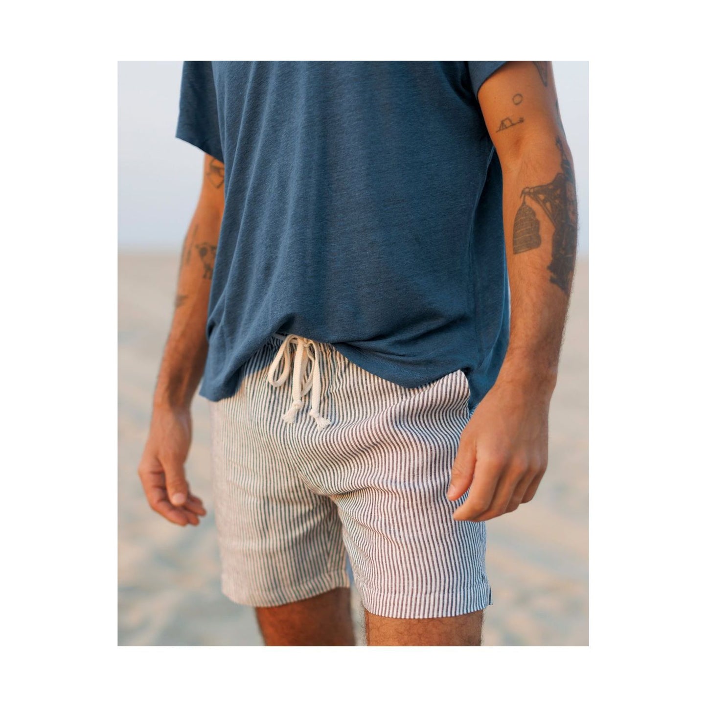 Bo Shorts - Lines - DUNE + SALT