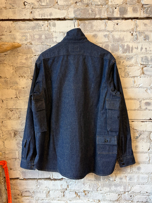 President's Camping Cotton/Wool Shirt - Denim Dark Slate Gray