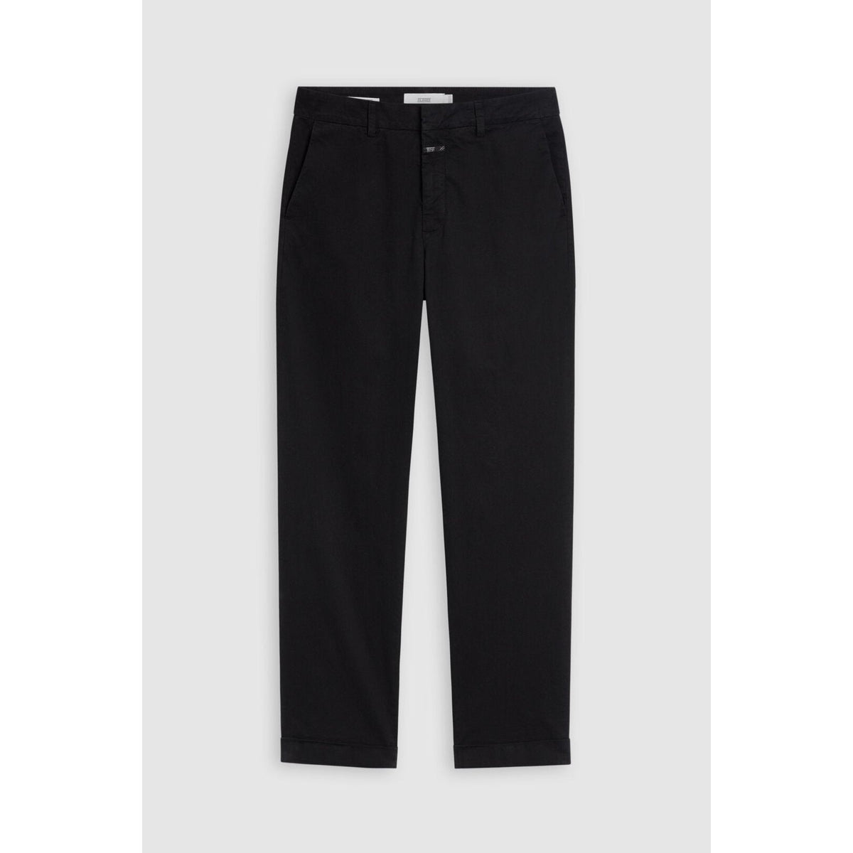 Black women's Auckley Organic Cotton Pant from Closed Women's, showing the relaxed fit and soft organic fabric.