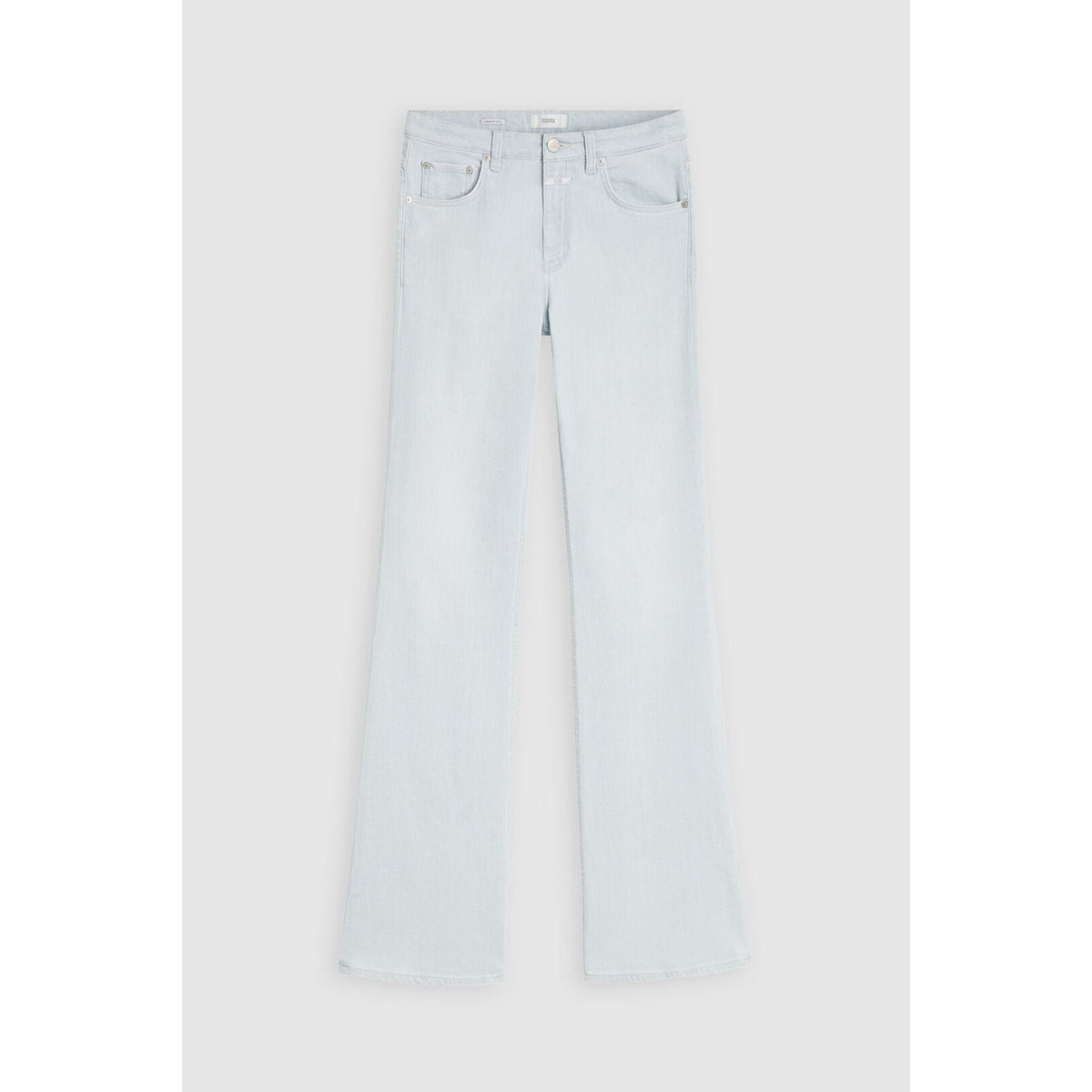 Light blue Rawlin women's denim jeans by Closed Women's, featuring classic denim texture and a slim fit style.