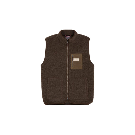 Men's Heroes Wool Fleece Vest - Cowboy - DUNE + SALT
