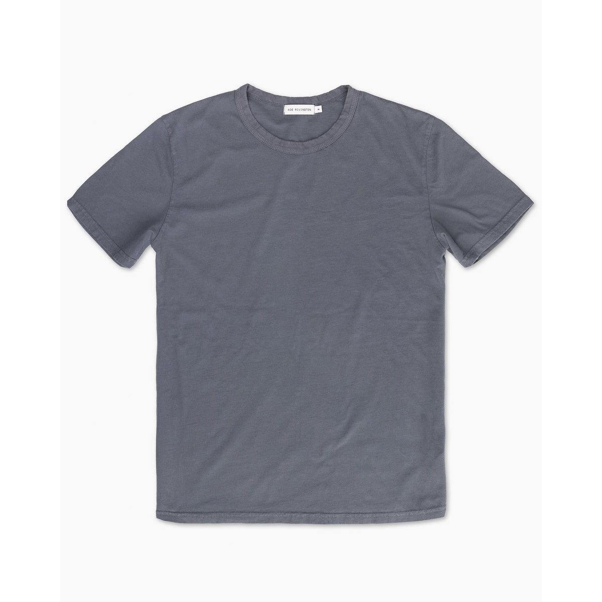 Men's Supima SS Crewneck Tee by Ace Rivington featuring a dolphin graphic on a soft, high-quality cotton fabric.