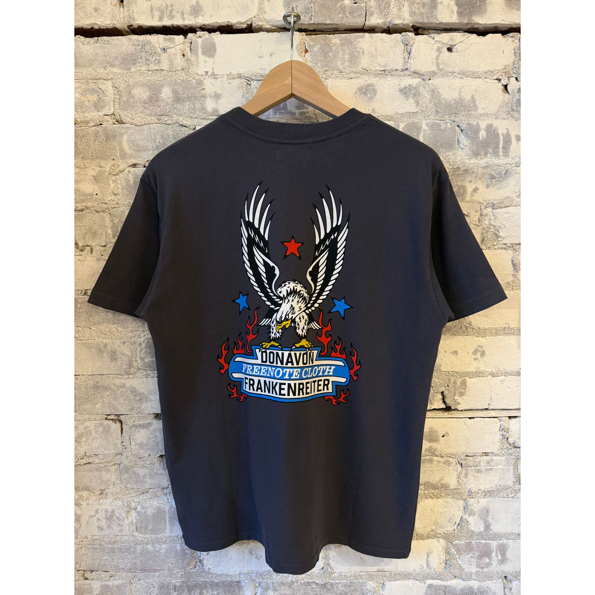 Freenote Cloth Donavon Frankenreiter x FN Cloth 9 Ounce T-Shirt - Gray/Blue Dark Slate Gray
