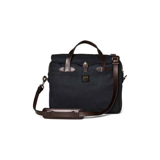 Rugged Twill Original Briefcase - Navy - DUNE + SALT
