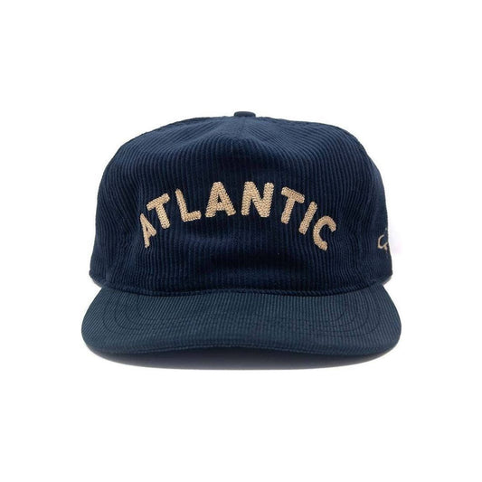 Atlantic III Strapback Cord Hat - Navy - DUNE + SALT