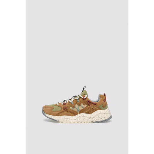 Yamabushi Men's Suede/Nylon Ripstop Sneaker - Biscuit/Beige - DUNE + SALT