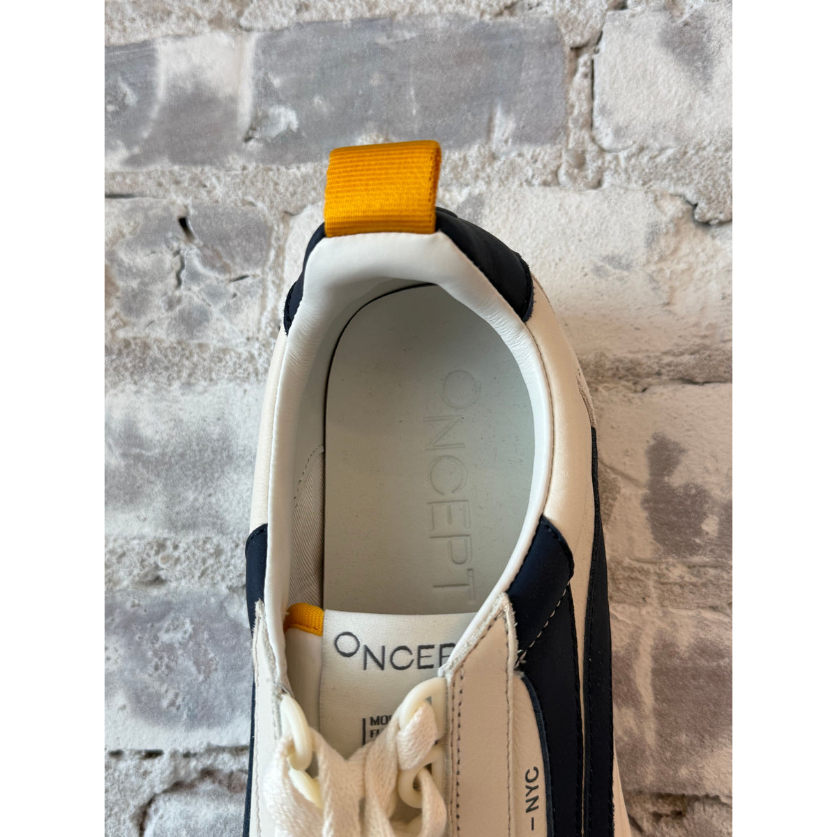 Men's Fez Sneaker by Oncept in retro indigo color, showcasing stylish canvas upper and casual sneaker design.