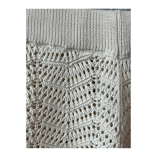 Women's Marli Crochet Knit Shorts in Ecru by Hartford Women's, featuring a stylish crochet-knit design and relaxed fit.