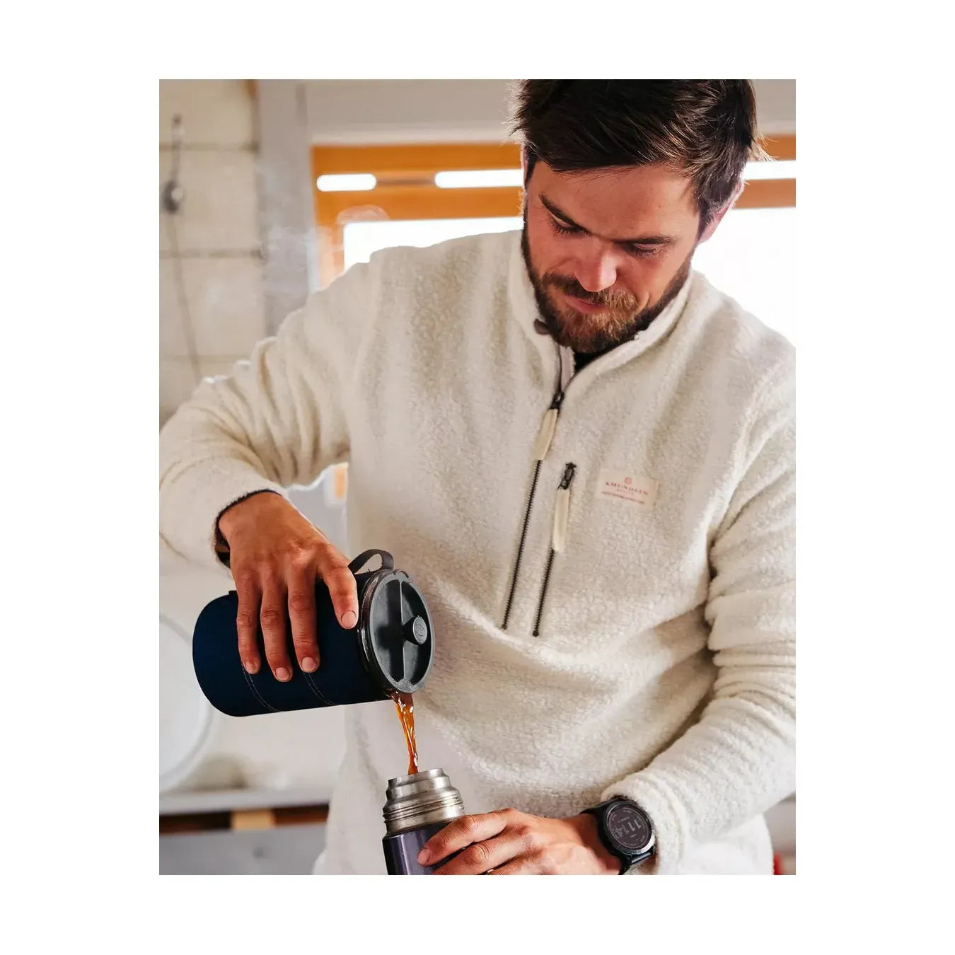 Hut Half Zip - Oatmeal - DUNE + SALT