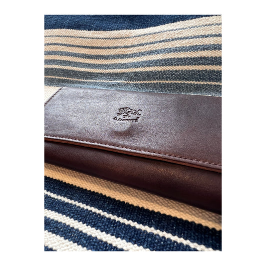 Continental Wallet in Calf Leather - Caffe - DUNE + SALT