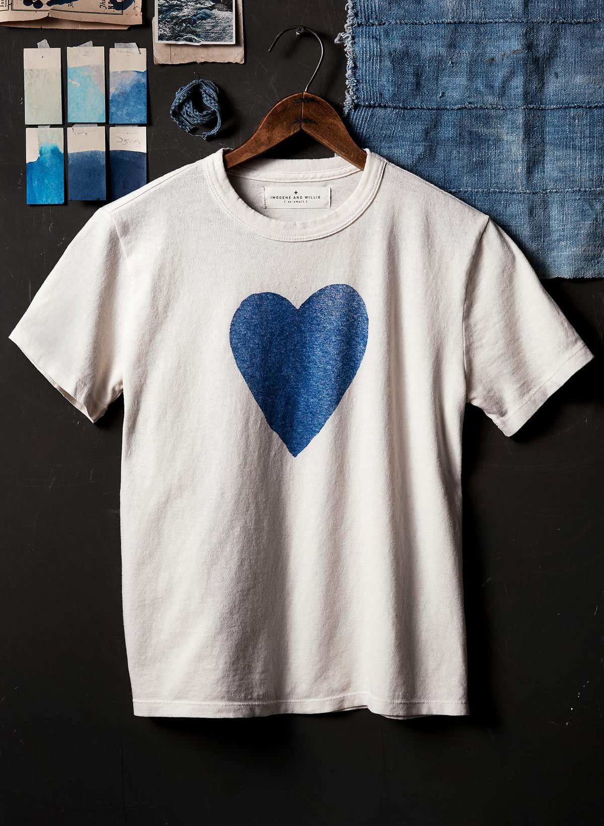 Heart Tee - Blue