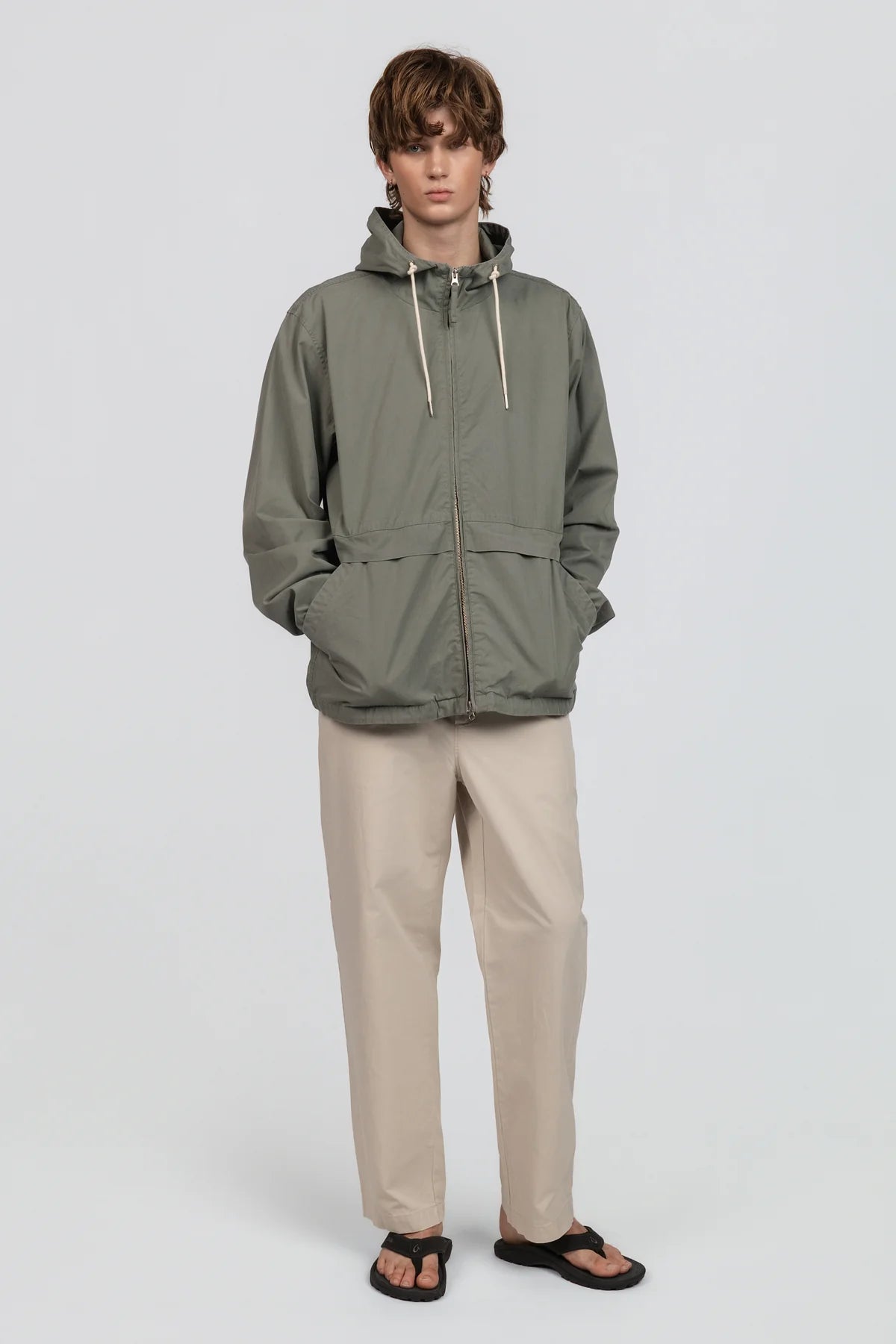 Coastal Zip Jacket - Utility Green - DUNE + SALT