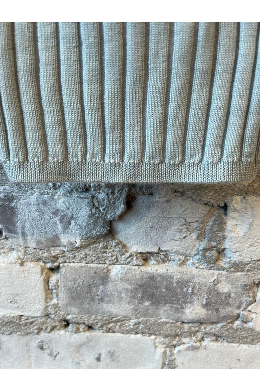 Reveal Silk Cashmere Rib Cami - Sail - DUNE + SALT