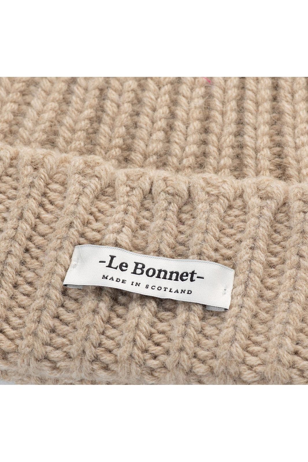 Le Bonnet Logo Beanie - Sand - DUNE + SALT