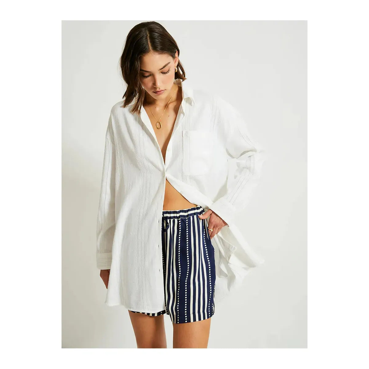 Mariam Shirt - Abira White - DUNE + SALT