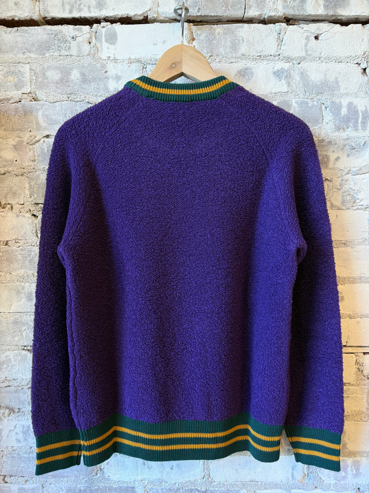 Gallia Oban purple sweater with a classic knit design