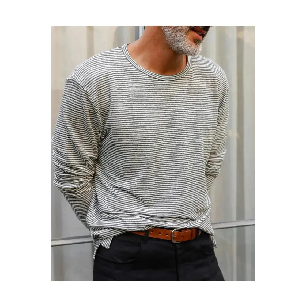 Long Sleeve Sun Tee - Lines - DUNE + SALT