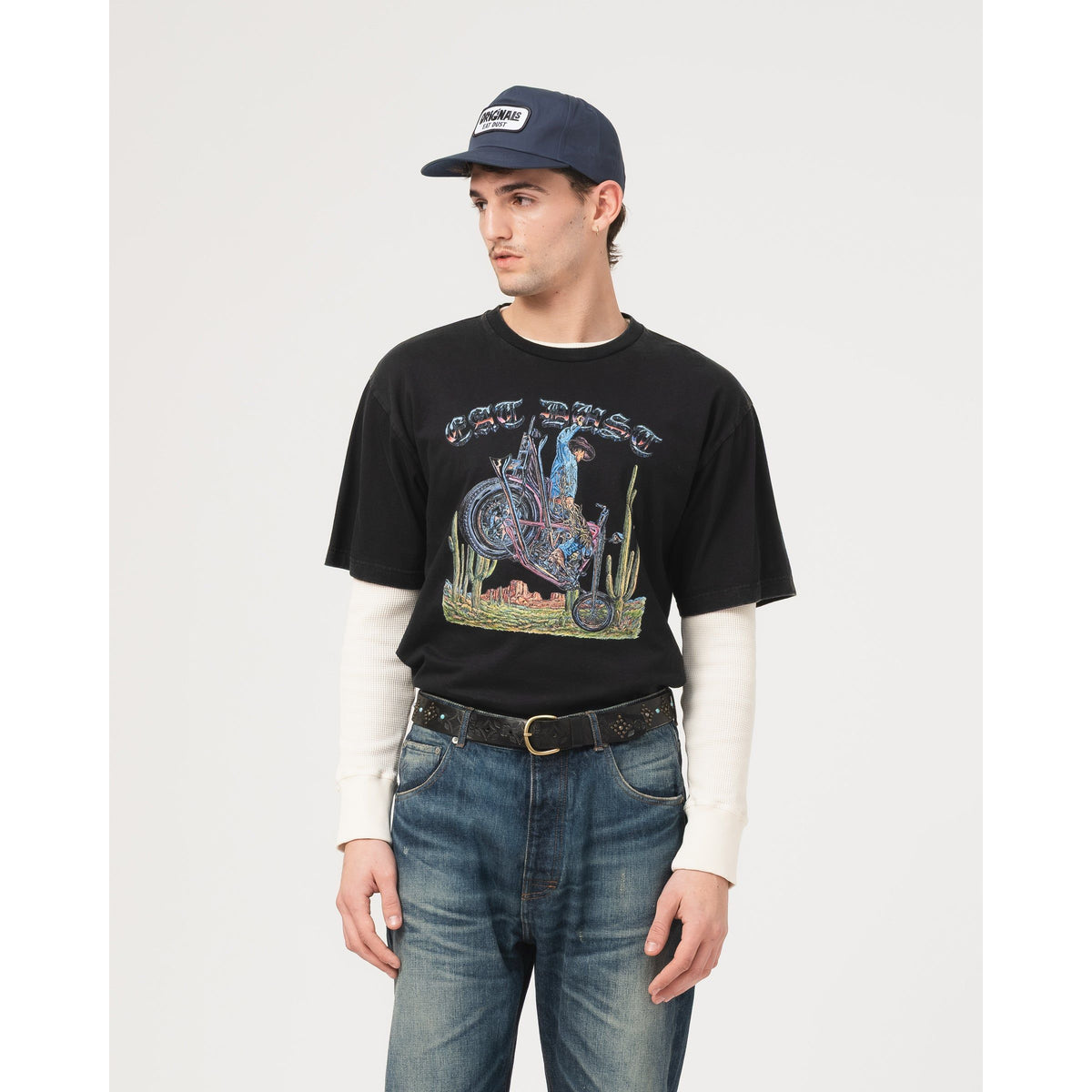 Rodeo Basic Jersey Tee - Black