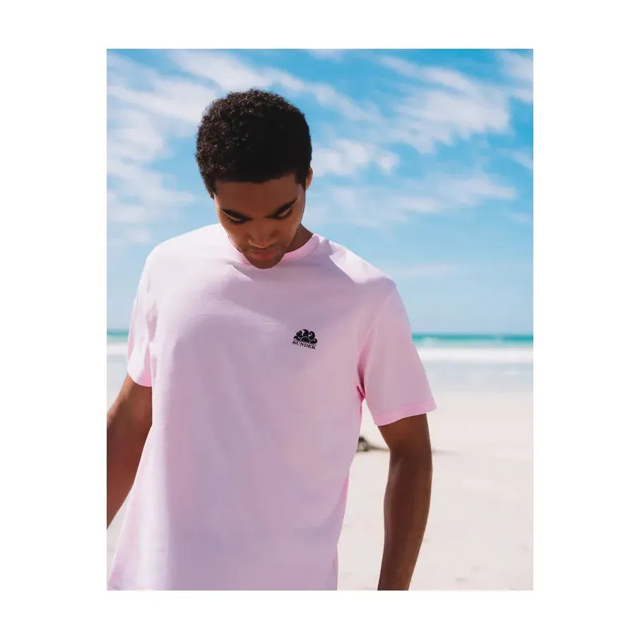 Wetsuit Printed T-Shirt - Quartz Pink - DUNE + SALT