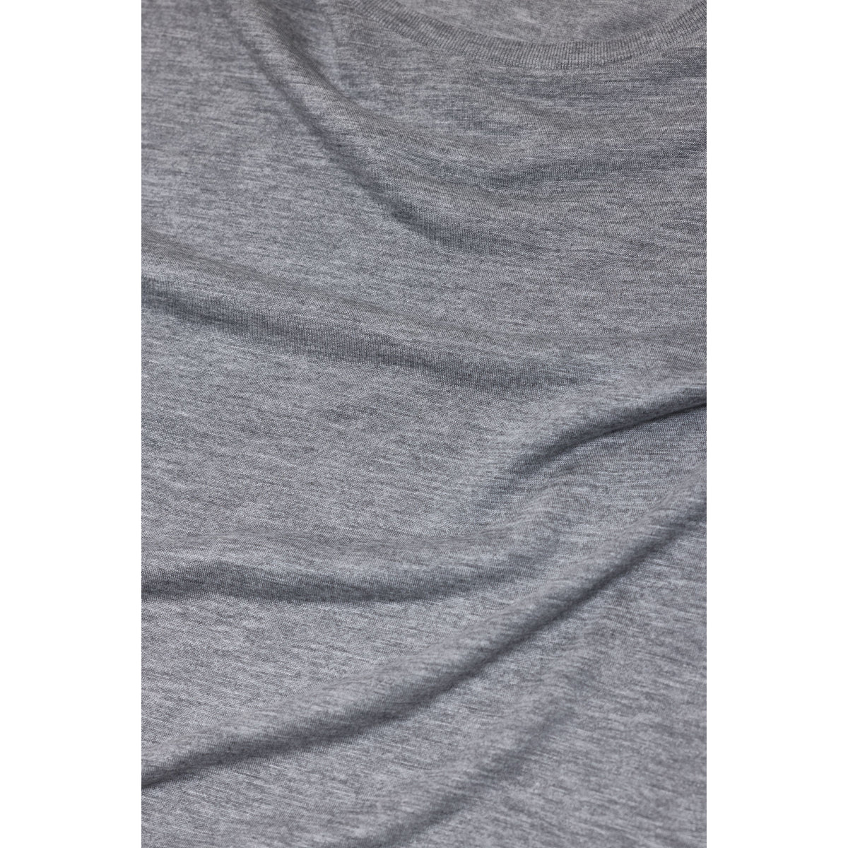 Closed Women's Modal-Cashmere Longsleeve - Light Grey Melange Light Slate Gray