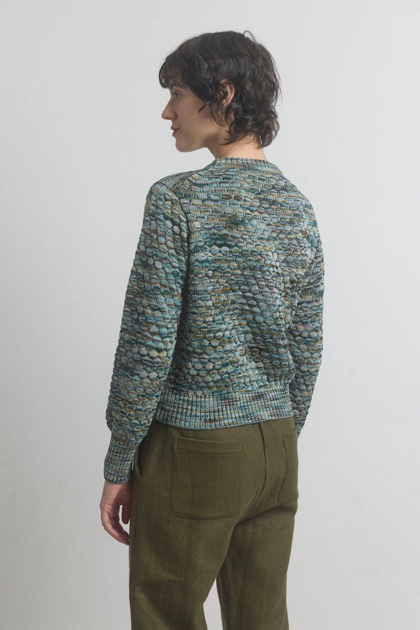 Diana Pullover - Green Combo