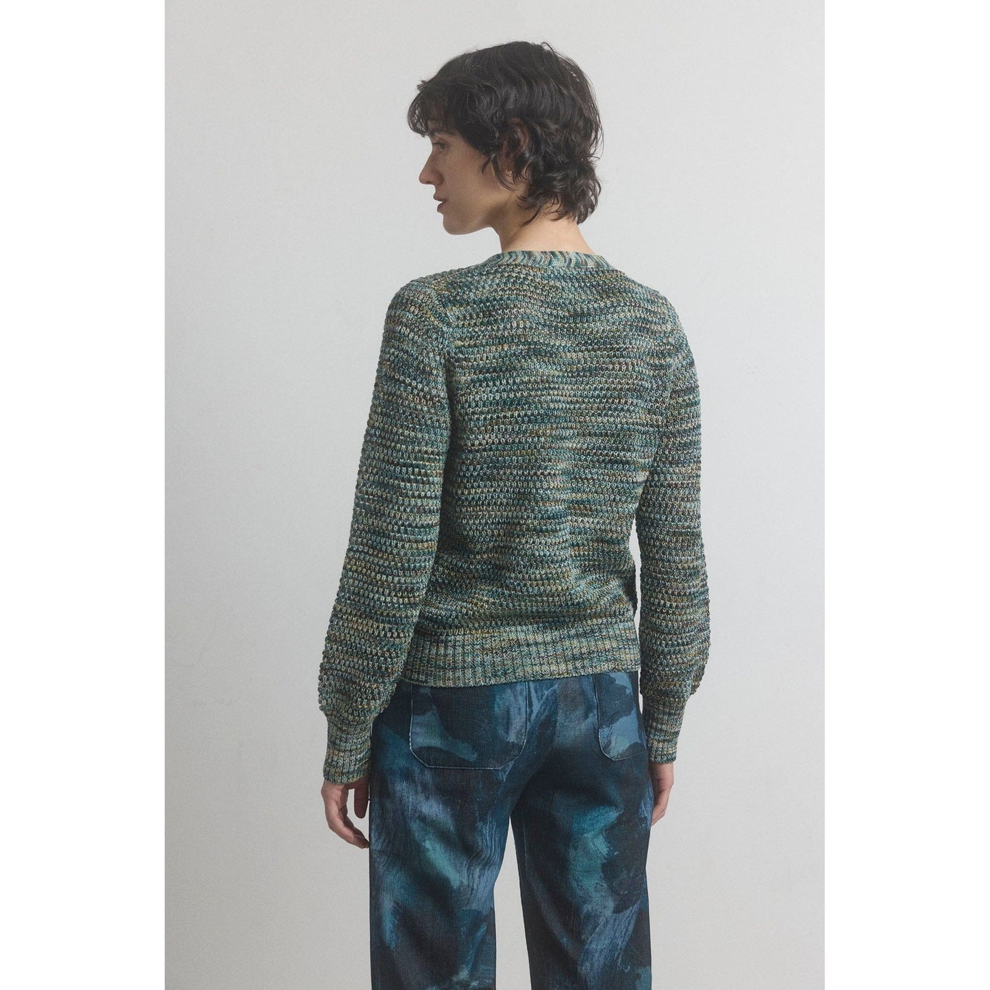Morgan Cardigan - Green Combo - DUNE + SALT