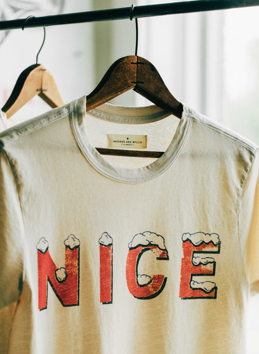 Nice Tee - Vintage White