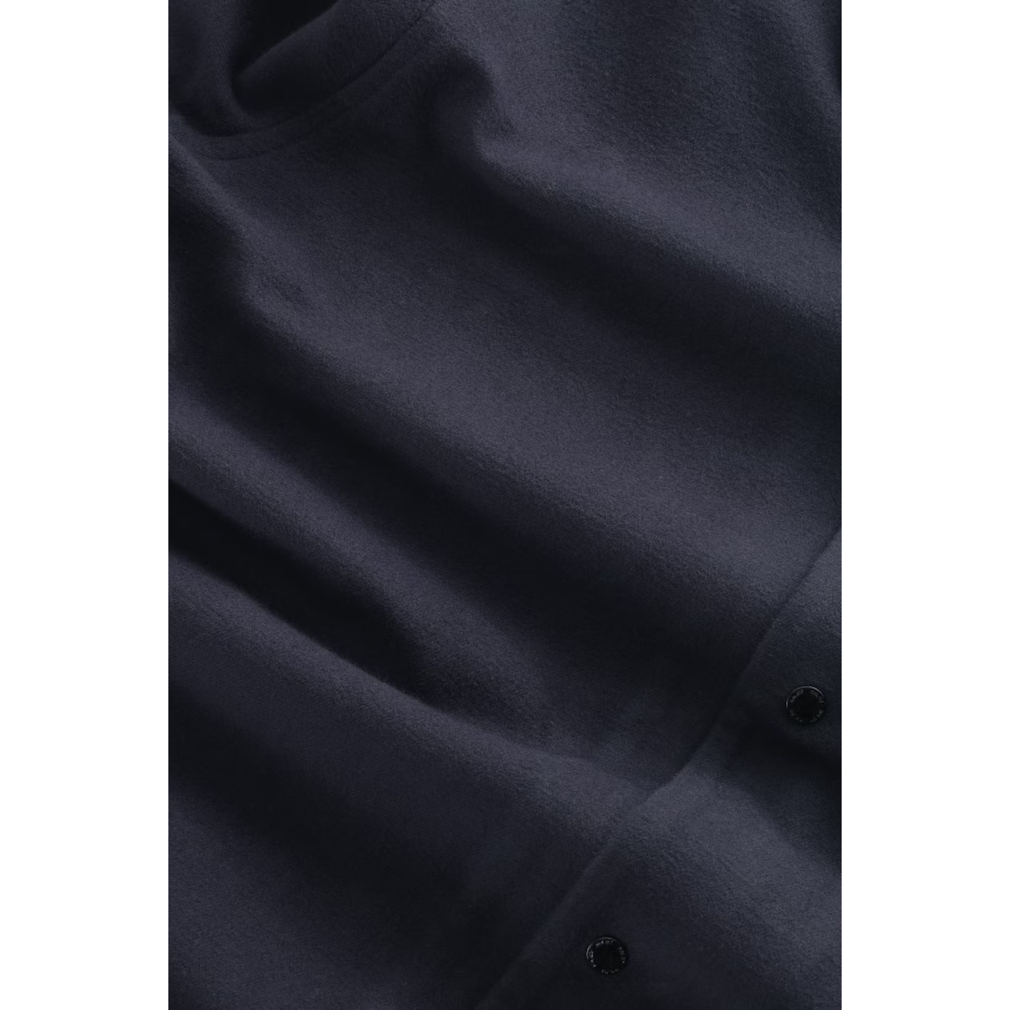 Men's navy Blaze organic cotton overshirt by NN07, shown in a relaxed fit with button front and classic collar.