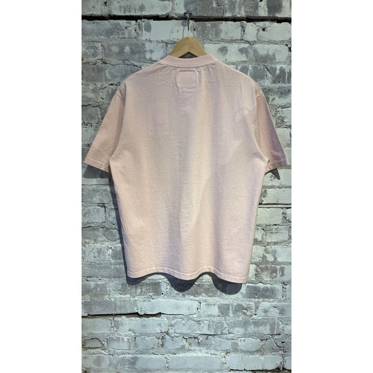 Men's Sail Away Vintage Wash Jersey T-shirt in pink with donut graphic by Presidents, casual crewneck tee for everyday wear.